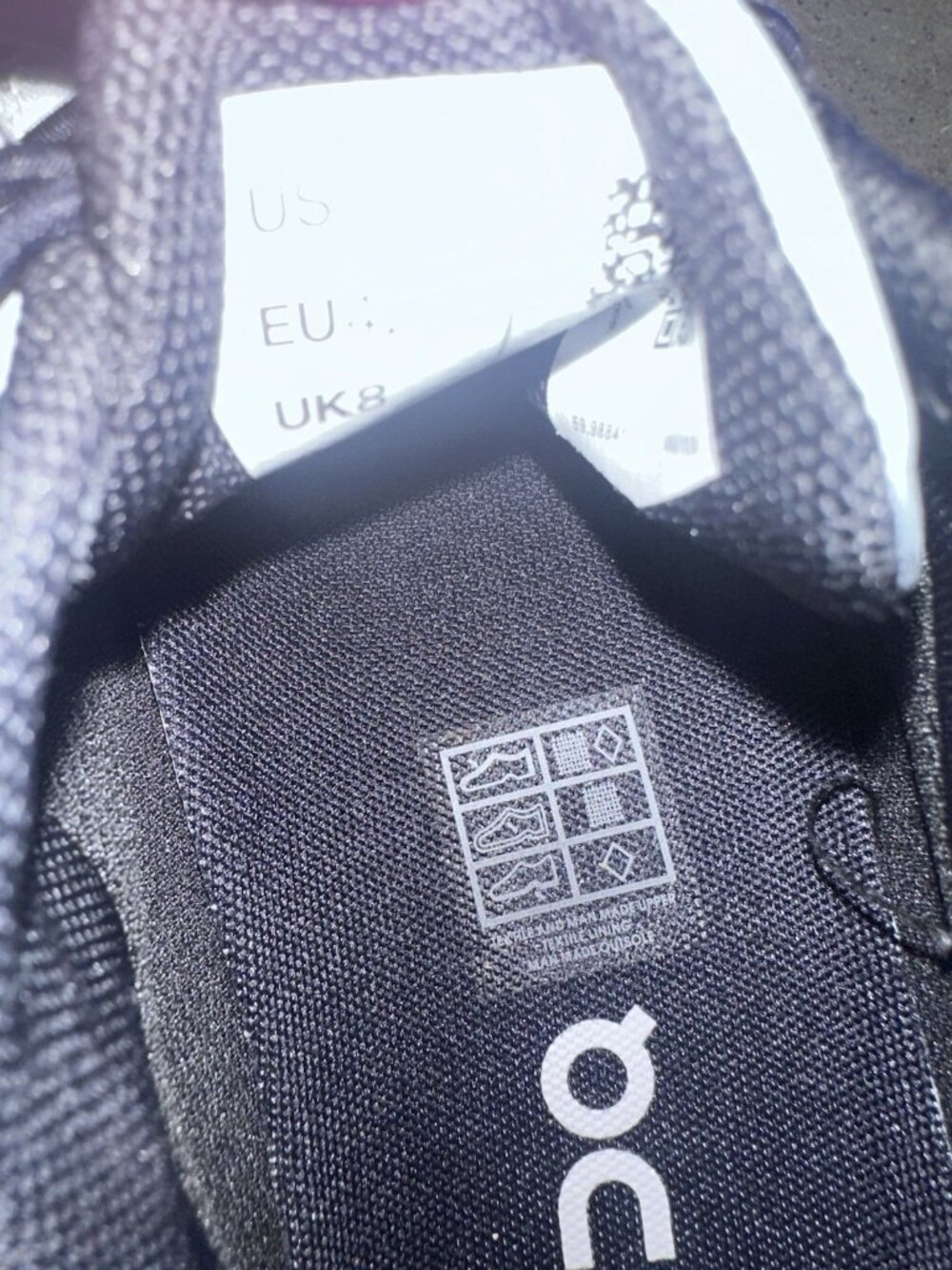 On Cloud 5 Waterproof Sneakers Glacier & White - Picture 8 of 10